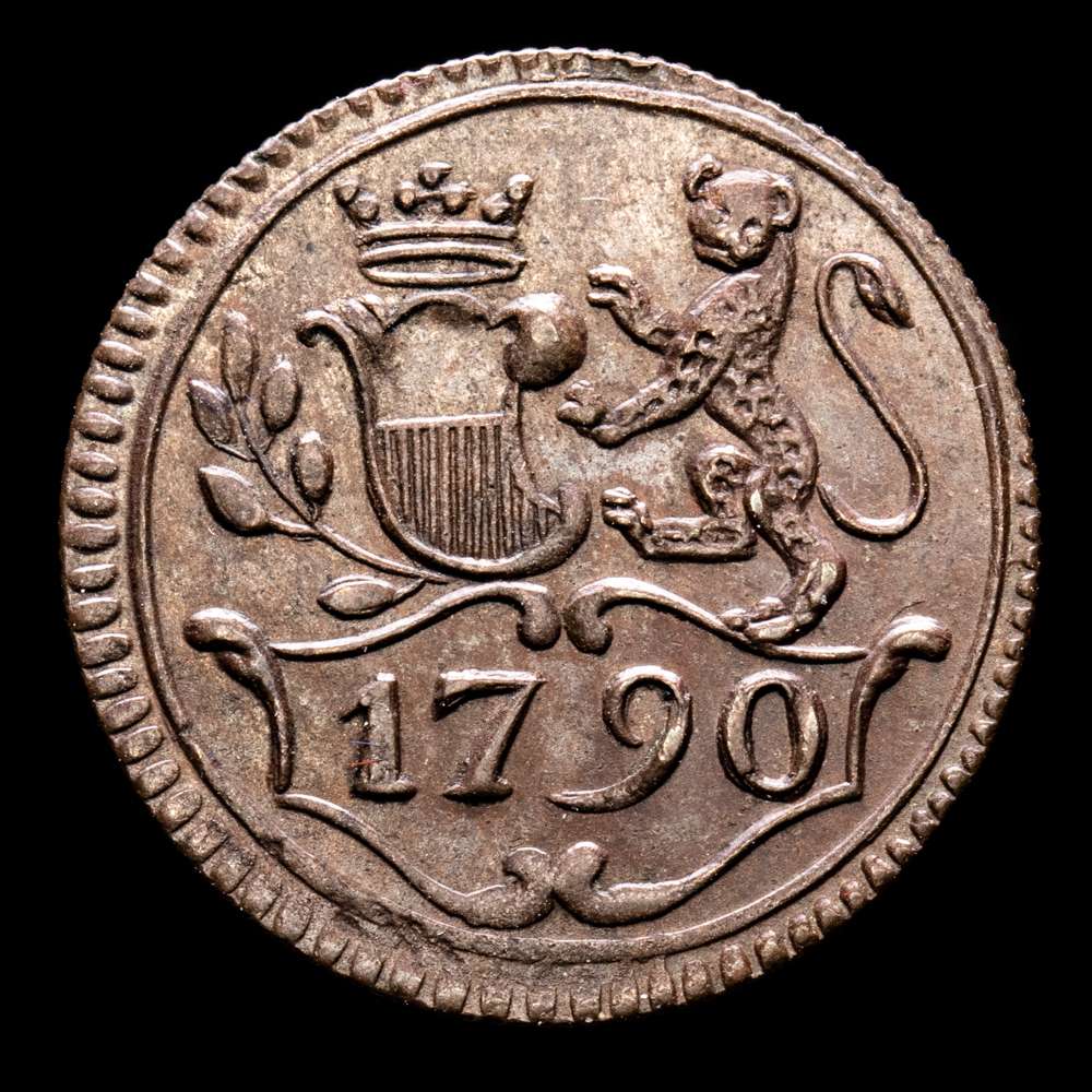 Italia – Carlo Ludovico de Borbón. Bolognino. (2,51 g.). Lucca. 1790. KM-48. UNC.