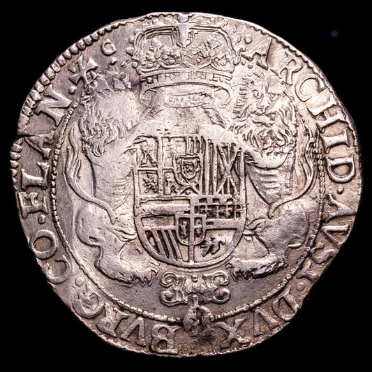 Paises Bajos – Felipe IV. Ducatón. (31,98 g.). Brujas. 1658. MBC+.