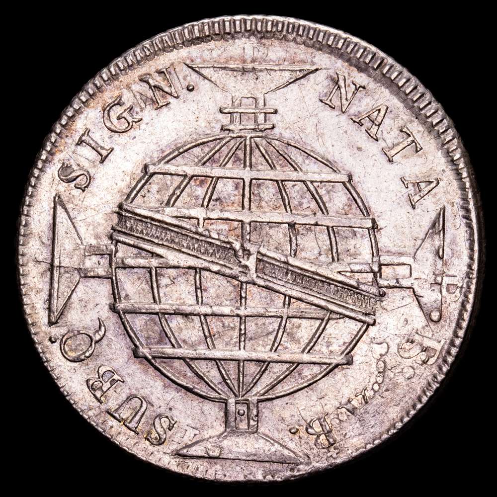Brasil – Joannes. 960 Reis. (26,93 g.). Rio. 1812. KM-307.3. MBC+. Acuñada sobre un 8 Reales 1801 Potosí