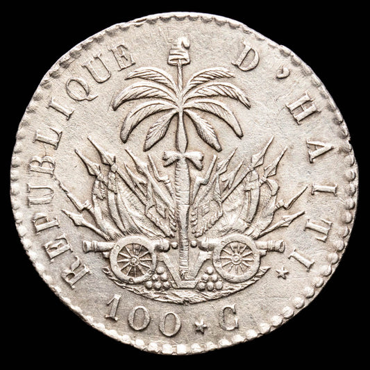 Haití – Jean Pier Boyer. 100 céntimos. (9,39 g.). Haití. AN25. KM-A323. XF+. Excelente condición.