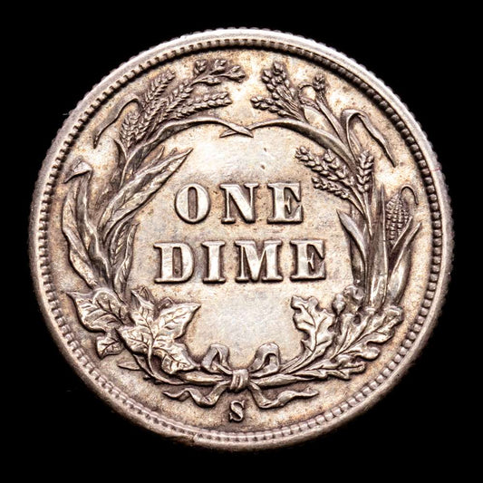 Estados Unidos. One Dime. (2,48 g.). San Francisco. 1898. KM-113. EBC-. Restos de brillo original