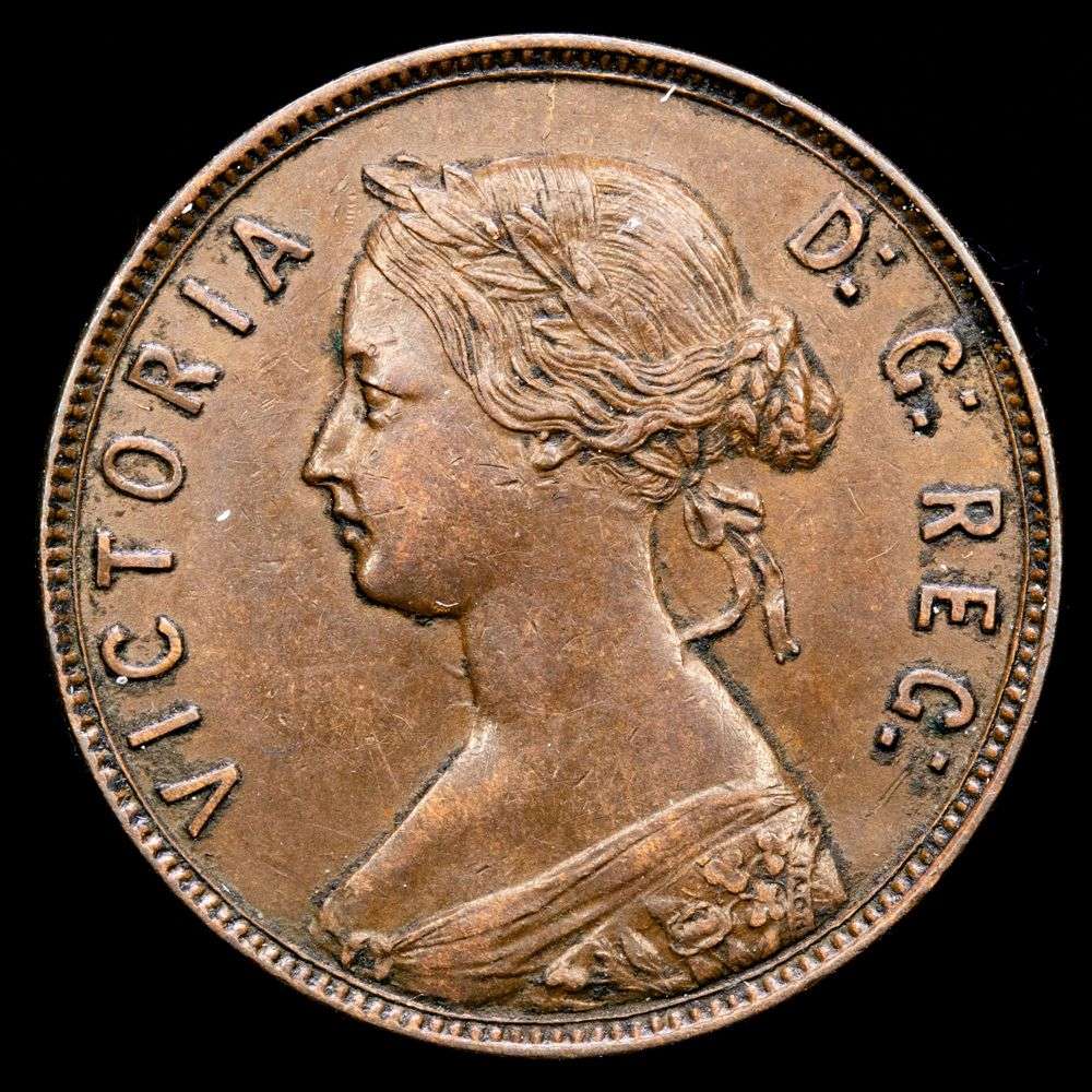 Canadá – Terranova – Victoria. 1 Céntimo. (5,97g.). Londres. 1872. Ensayador H. KM-1. XF-. Buen reilieve.