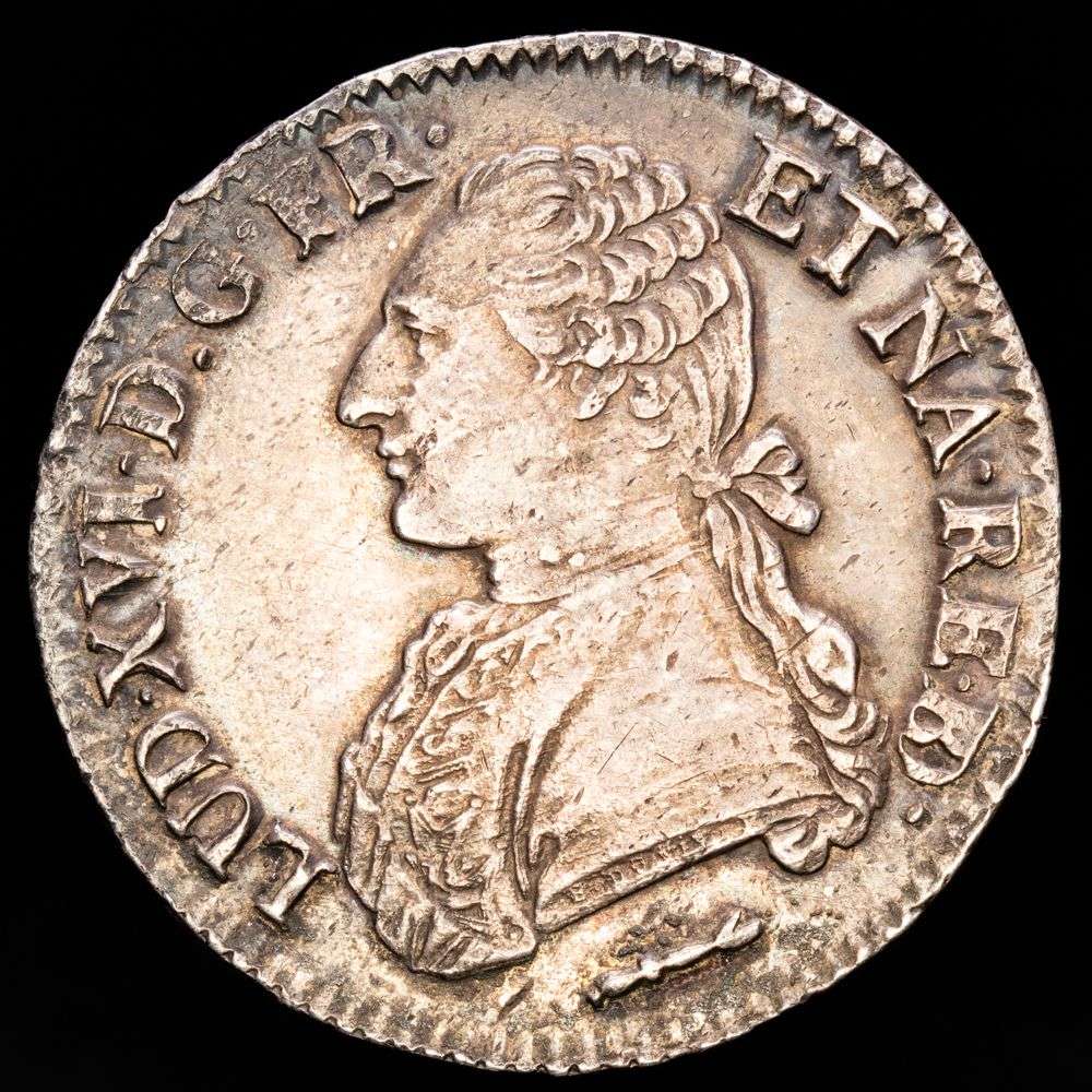 Francia. Luis XVI. 1 Ecu (29,07 g.). Pau. 1783. G-356A. XF.