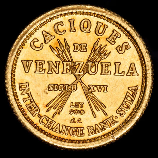 Venezuela. Cacique. (1,46 g.). UNC.