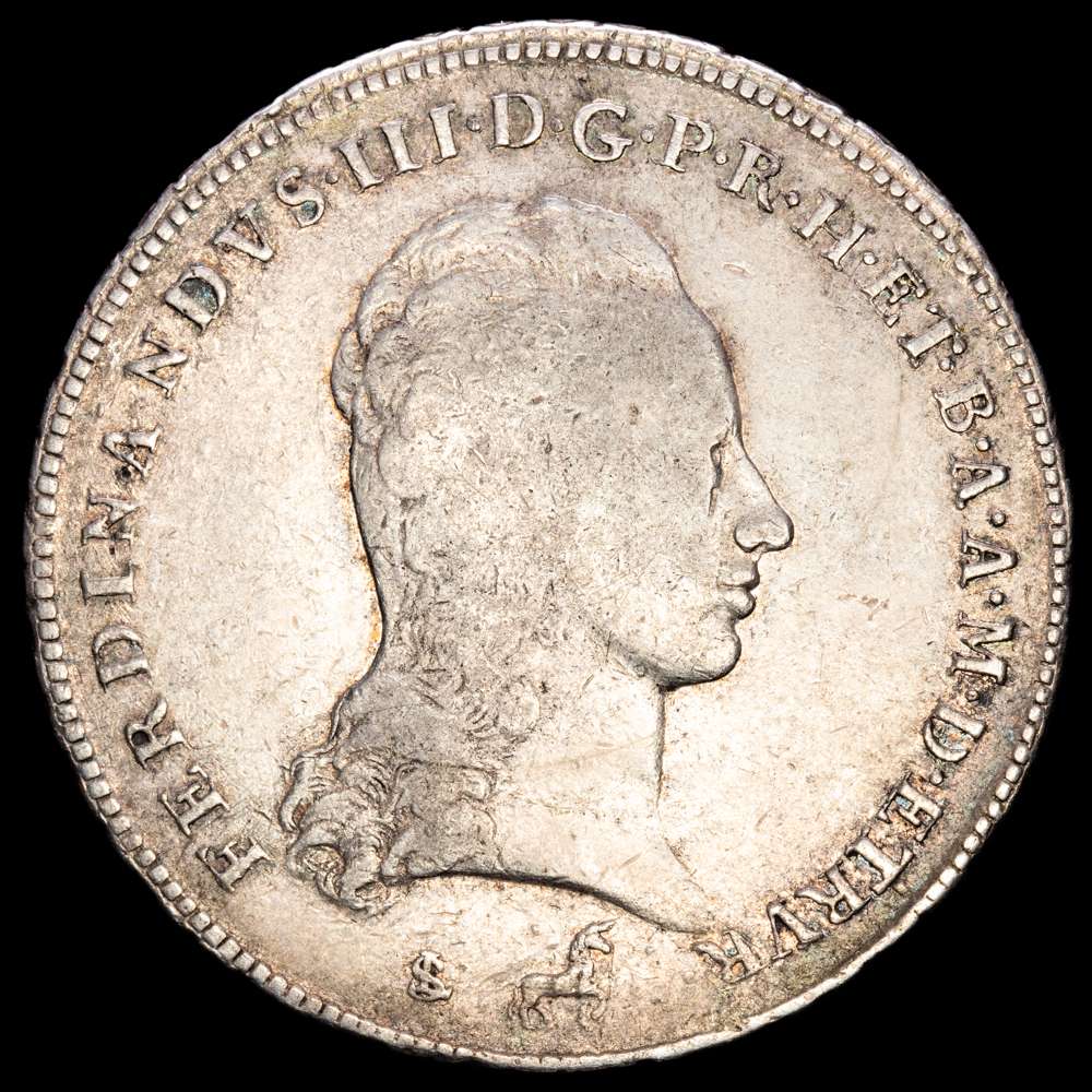 Italia – Ferdinandus III. Francescone. (27,26g.). Toscana. 1797. MBC+. Rara.