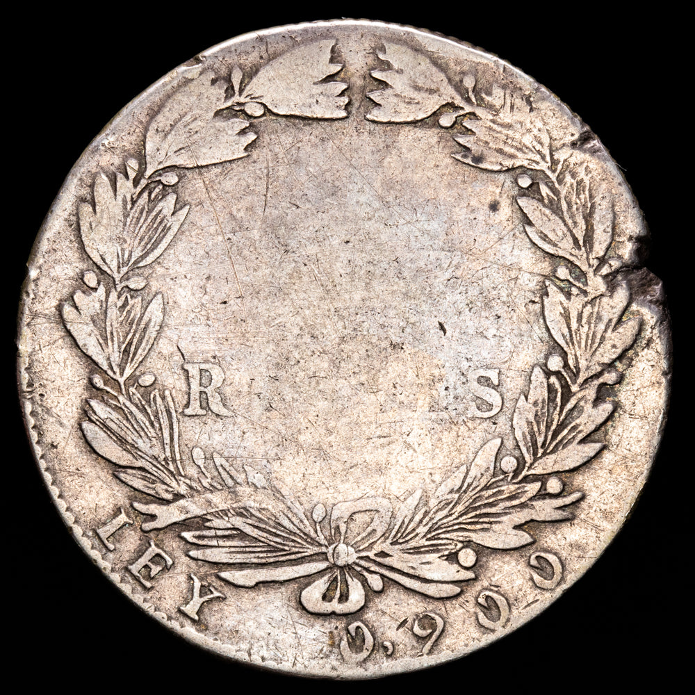 Colombia. 10 Reales. (24,68g.). 1848. KM-107. F.