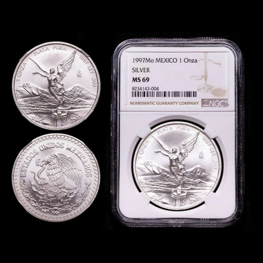 Estados Unidos Mexicanos. 1 Onza. (31,1 g.). México. 1997. KM-613. MS69.