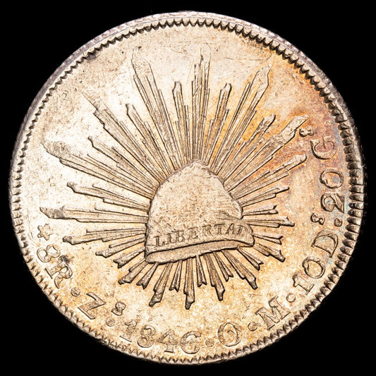 República de México. 8 Reales. Zacatecas. 1846. KN-377.
