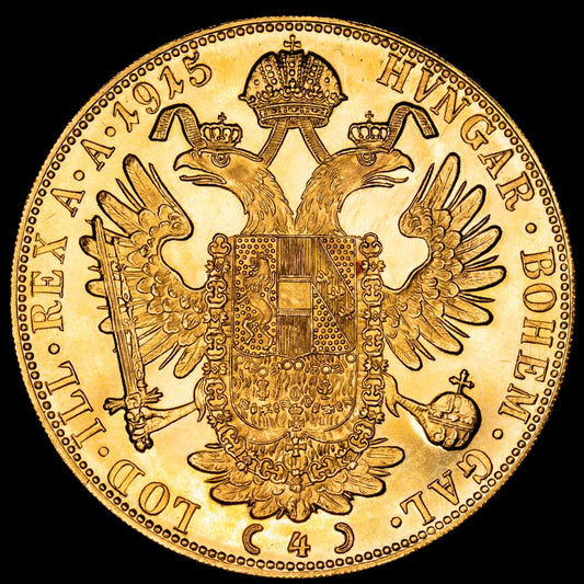 Austria – Franz Josef I. 4 Ducatones (14,00 g.). Vienna. 1915.KM-2276.