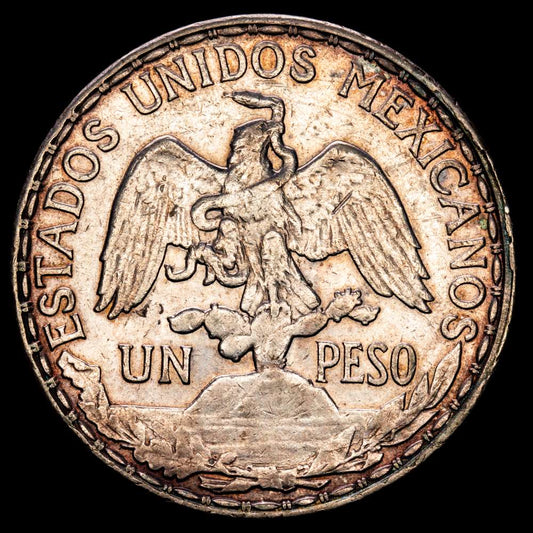 México. 1 Peso. (27.07 g.). México. 1910. KM-453. MBC+.