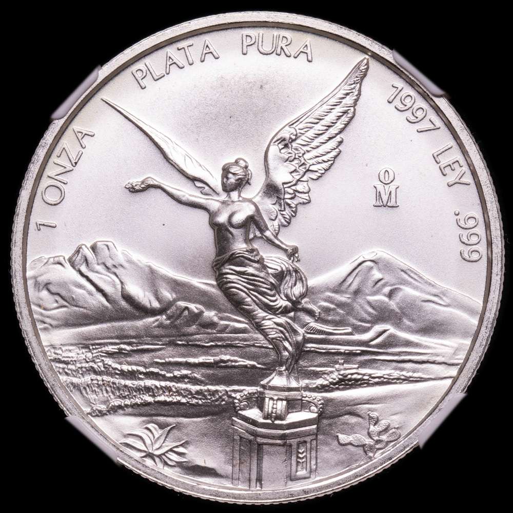 Estados Unidos Mexicanos. 1 Onza. (31,1 g.). México. 1997. KM-613. MS69.