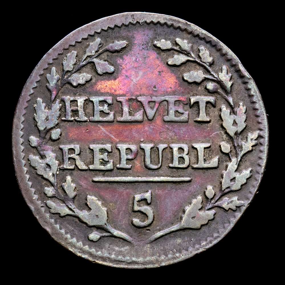 Suiza. 1/2 Batzen. (2,09 g.). 1899. KM-A6. MBC+. Tono