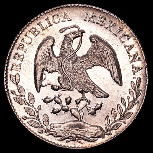 República de México. 8 Reales. (27,21 g.). México. 1892. Ensayador A·M. KM-377.10. UNC-. Excelente condición.