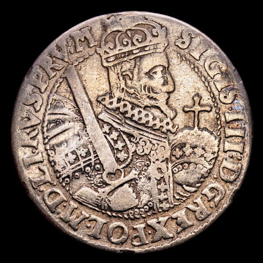 Polonia – Segismundo III. 18 Grosey-1/4 Thaler. ( g.). 6,19. 1623. KM-37. VF.