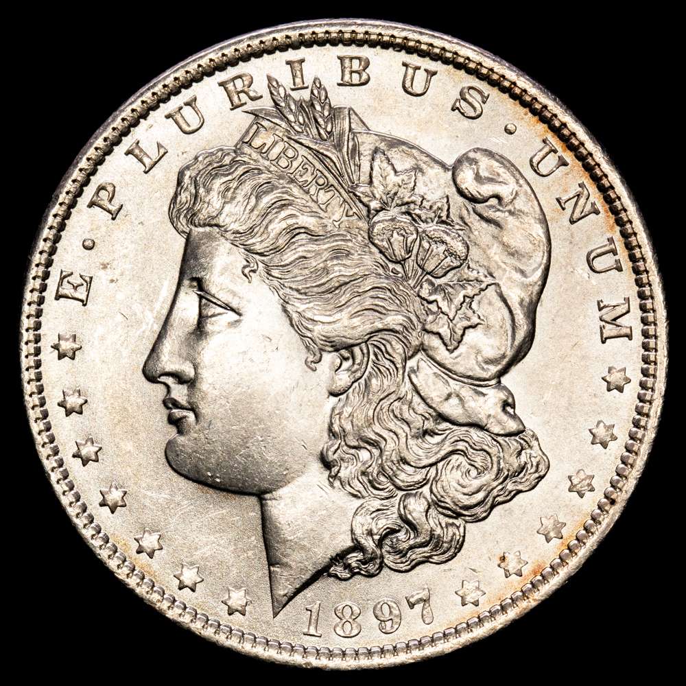 Estados Unidos de América. Morgan Dollar. (26,74 g.). 1897. KM-110. UNC-.